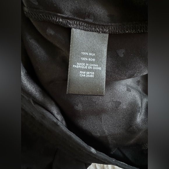 Rebecca Taylor Silk Jacquard Tie Waist Pants - Picture 7 of 7